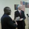 Ambassador receives key to city