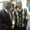 Ambassador with Liberian student of Fairfield University