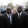 Ambassador with Rev. Yalartai. Pastor of the Liberian Church in Connecticut